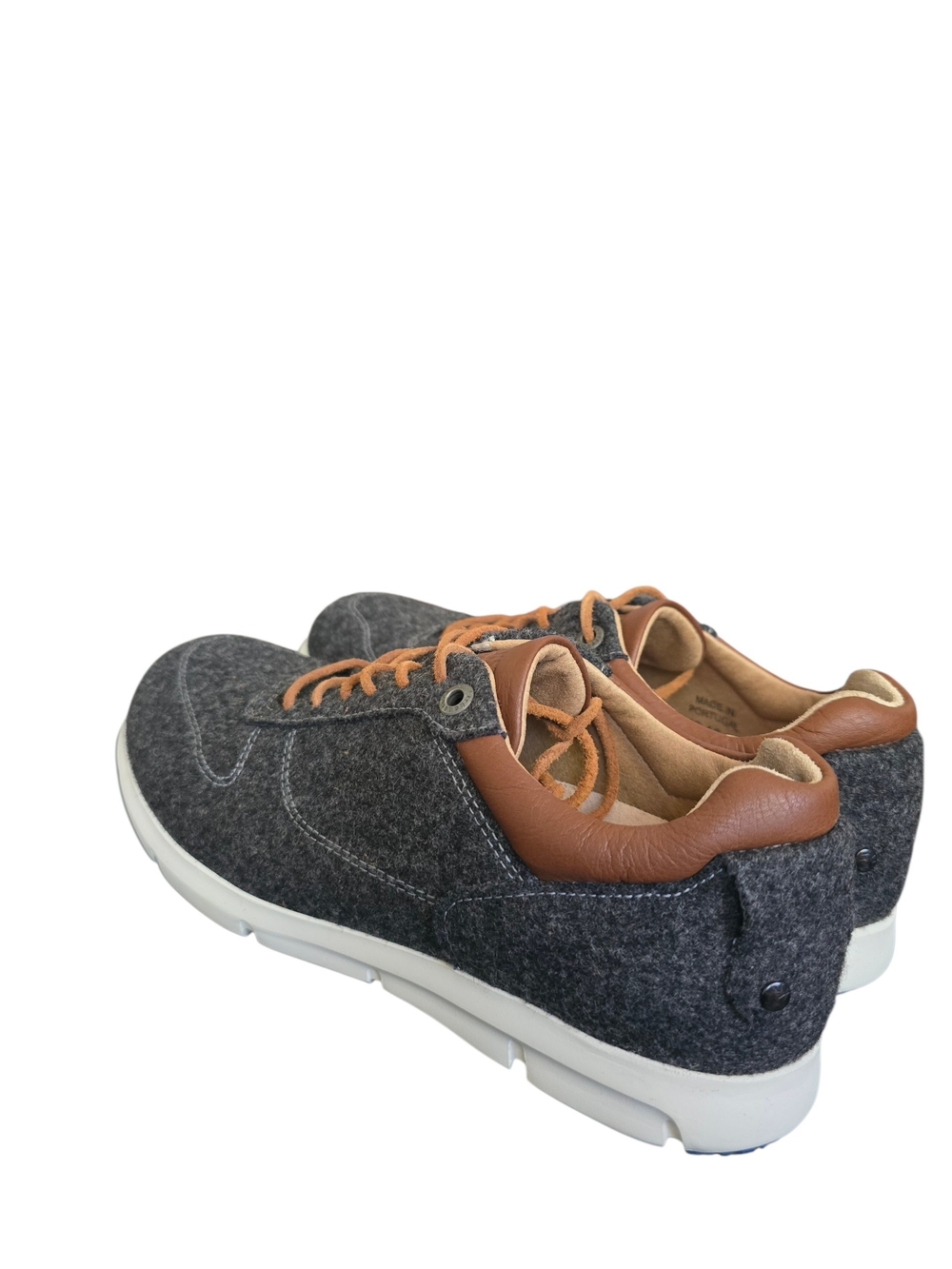 Birkenstock Cincinatti Women's Gray Casual Sneakers with Brown Trim EU Size 38
